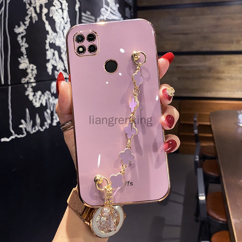 Ốp lưng XIAOMI Redmi 9c Ốp Điện Thoại Silicon Mềm Chống Sốc Kèm Dây Đeo Cho XIAOMI Redmi 9c