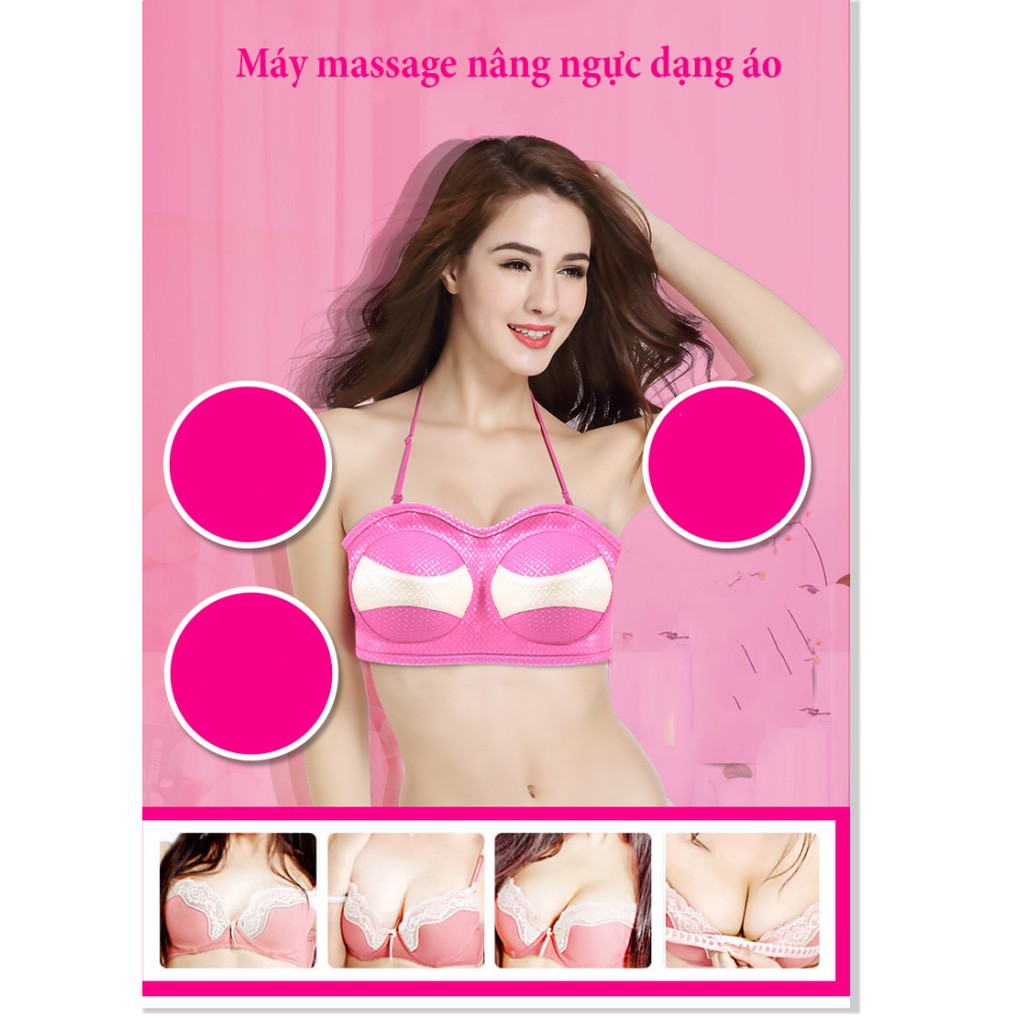 Máy massage nâng ngực cải thiện kích thước và tình trạng chảy xệ dạng áo ngực rung cực thích ️🥇 Bảo hành uy tín