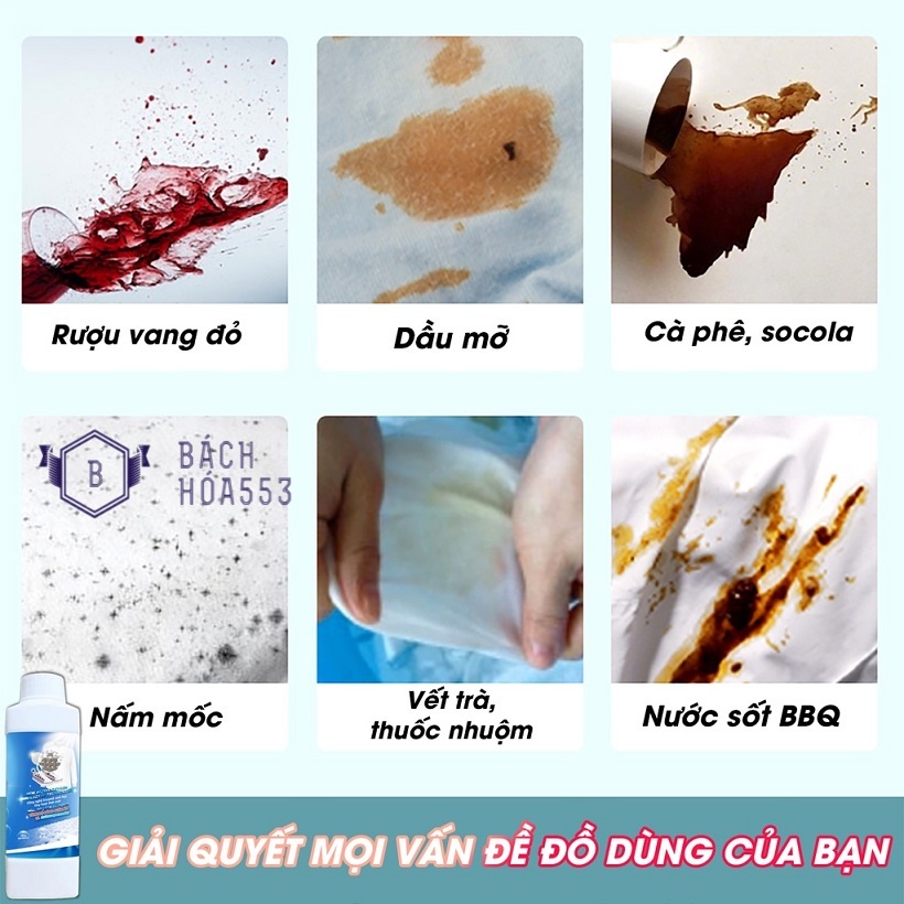 Bột tẩy vết bẩn đa năng Oxi Clean Home Ximo 350g - Tẩy vết bẩn, nấm mốc, ố vàng, khử khuẩn an toàn