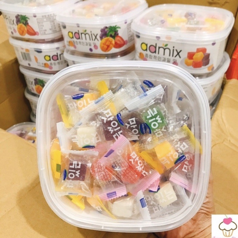 KẸO DẺO HỘP TRÁI CÂY ADMIX HÀN QUỐC 308G