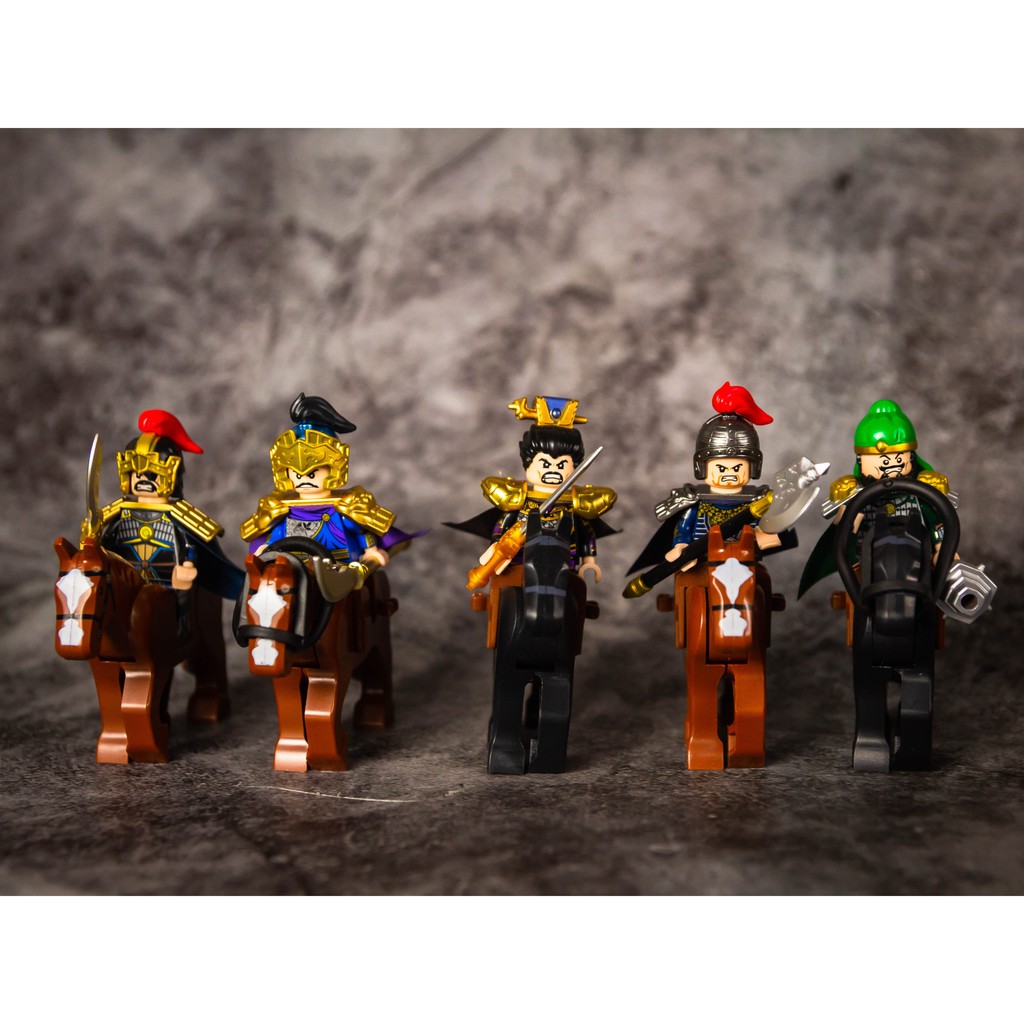 Mô hình lego Tam Quốc Tướng Ngụy bộ gồm mô hình 6 nhân vật
