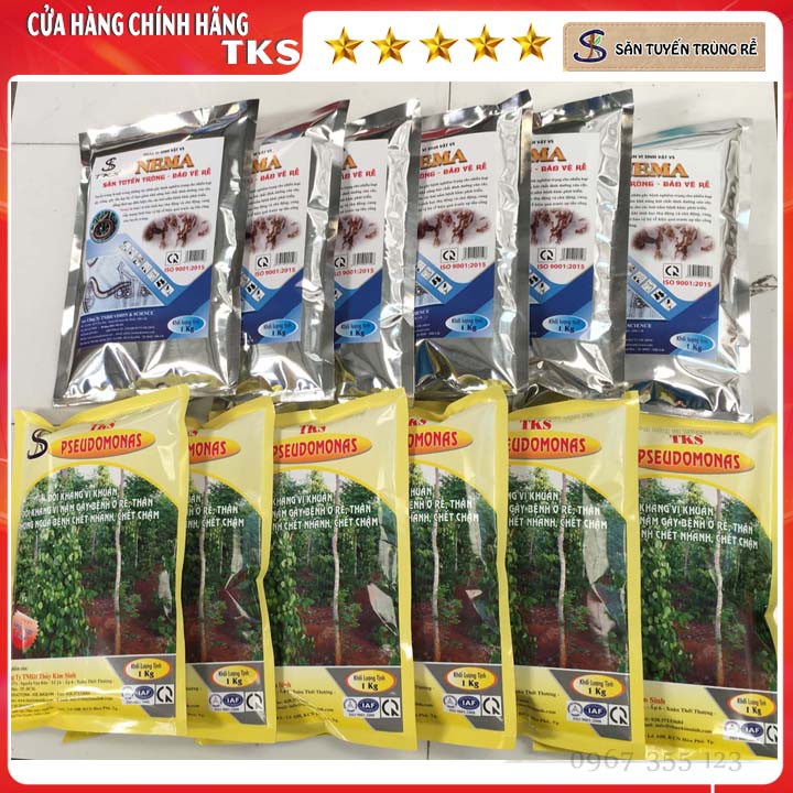 NẤM SĂN TUYẾN TRÙNG - BẢO VỆ RỄ:  TKS NEMA - GÓI 1KG