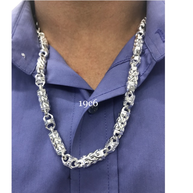 Dây chuyền bạc nam