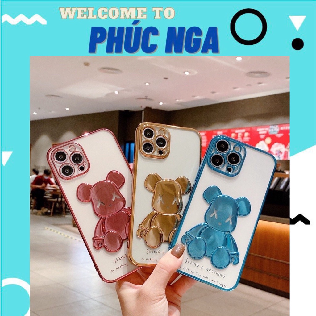 ốp dẻo hình gấu nổi iphone 7/8/se 2020/7 plus/8 plus/X/Xs/Xs Max/11/11 pro max/12/12 pro max/13/13 pro max