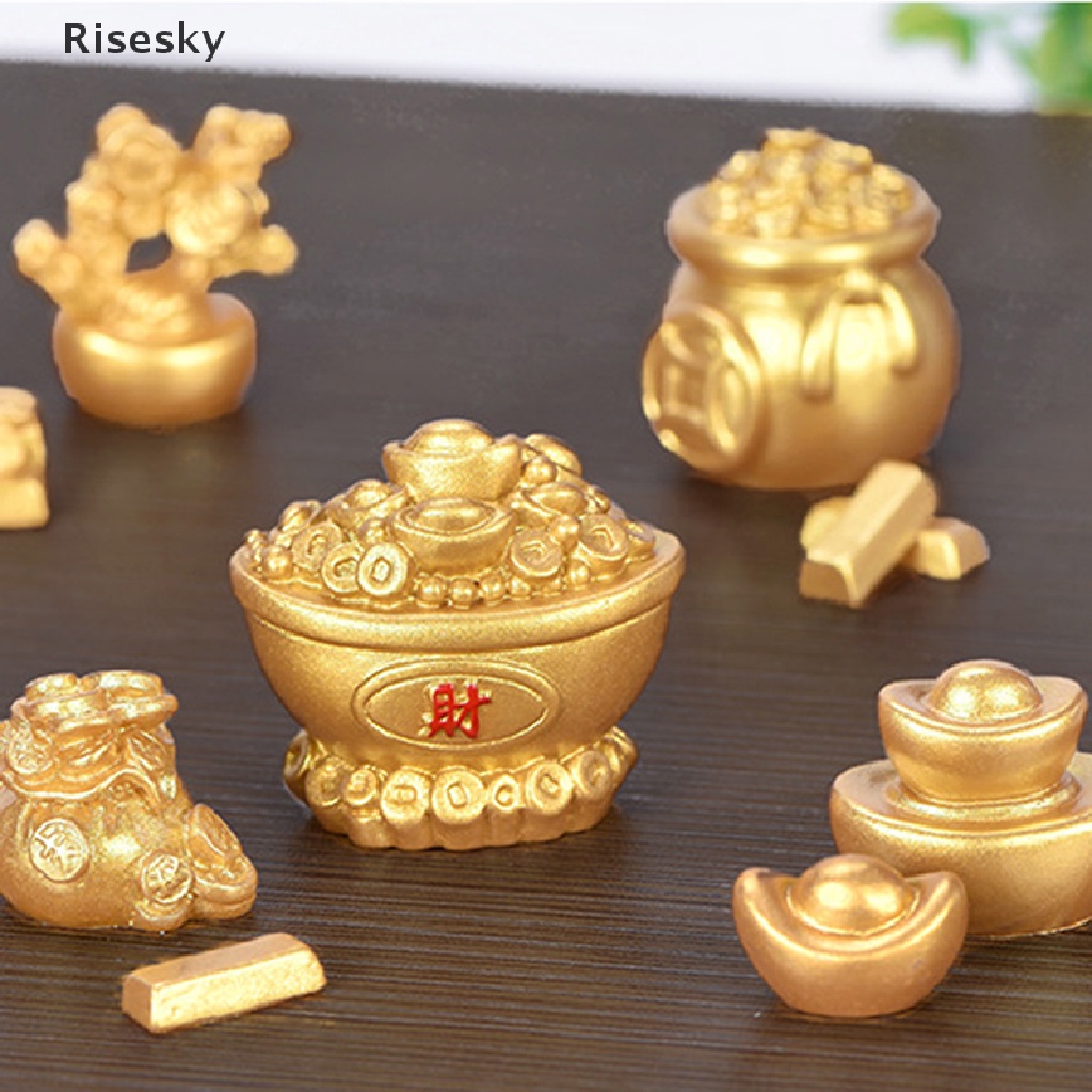 Phụ Kiện Trang Trí Năm Mới Hình Cây Hồ Lô Bằng Nhựa Resin