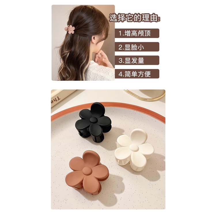 Kẹp Cố Định Tóc Đuôi Ngựa Hình Cá Mập Đơn Giản Chống Chảy Xệ Kiểu Giống Nhau Cho Nữ