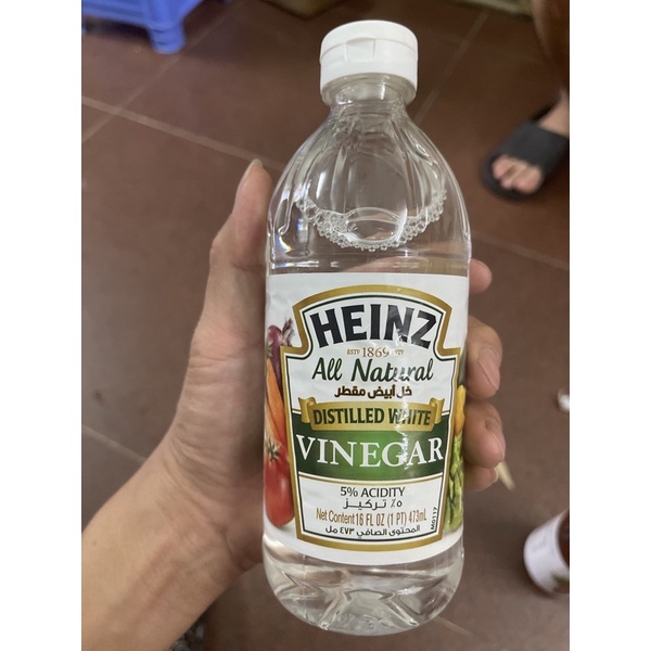 Giấm táo Heinz nhập khẩu Mỹ 473ml