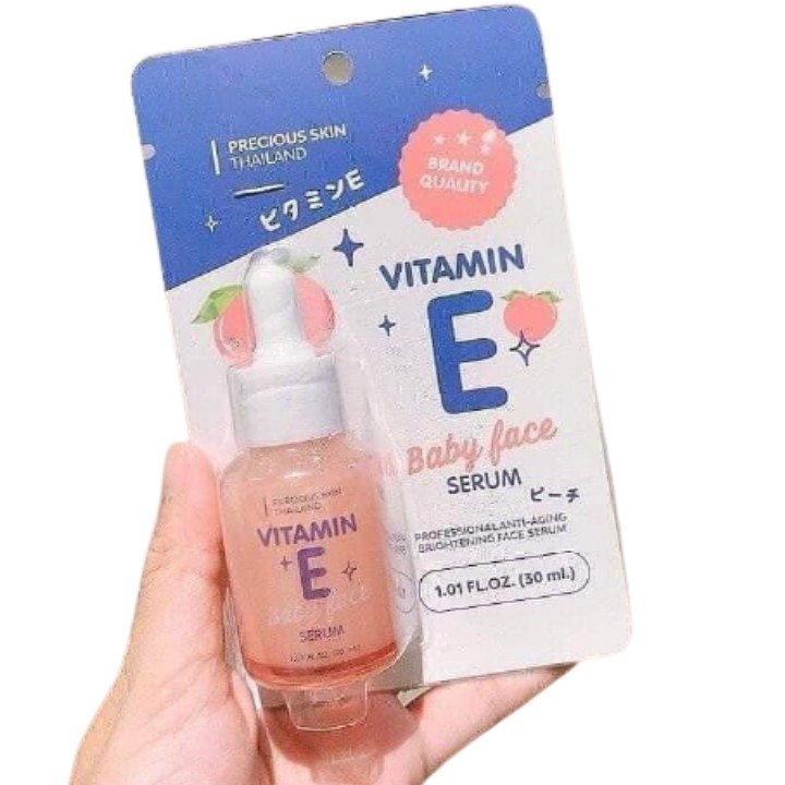 Serum Vitamin E Baby Face Thái Lan 30ml dưỡng trắng da