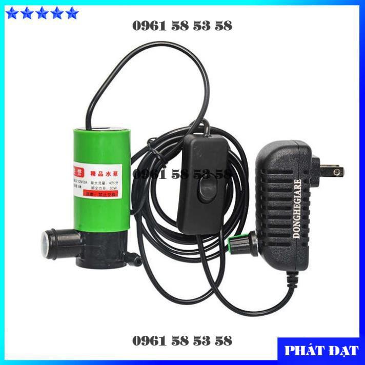 MÁY BƠM NƯỚC MINI_ BƠM CHÌM MINI 12V CHĂM SÓC HỒ NƯỚC BỂ CÁ - DCG