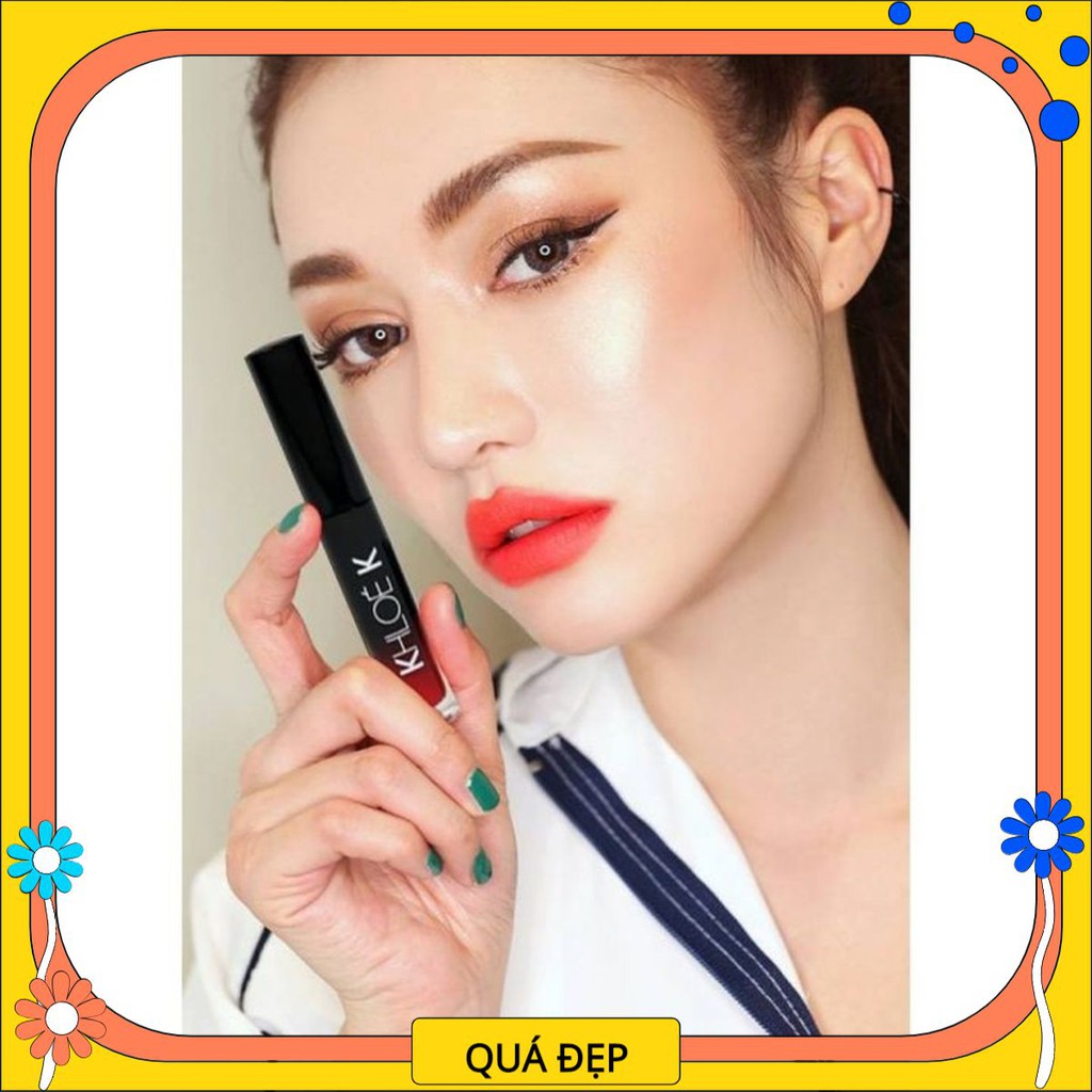 Combo 2 Son Dưỡng dạng kem Cao Cấp Khloe K Màu Đỏ Cam MinTa.Shop01 | Thế Giới Skin Care