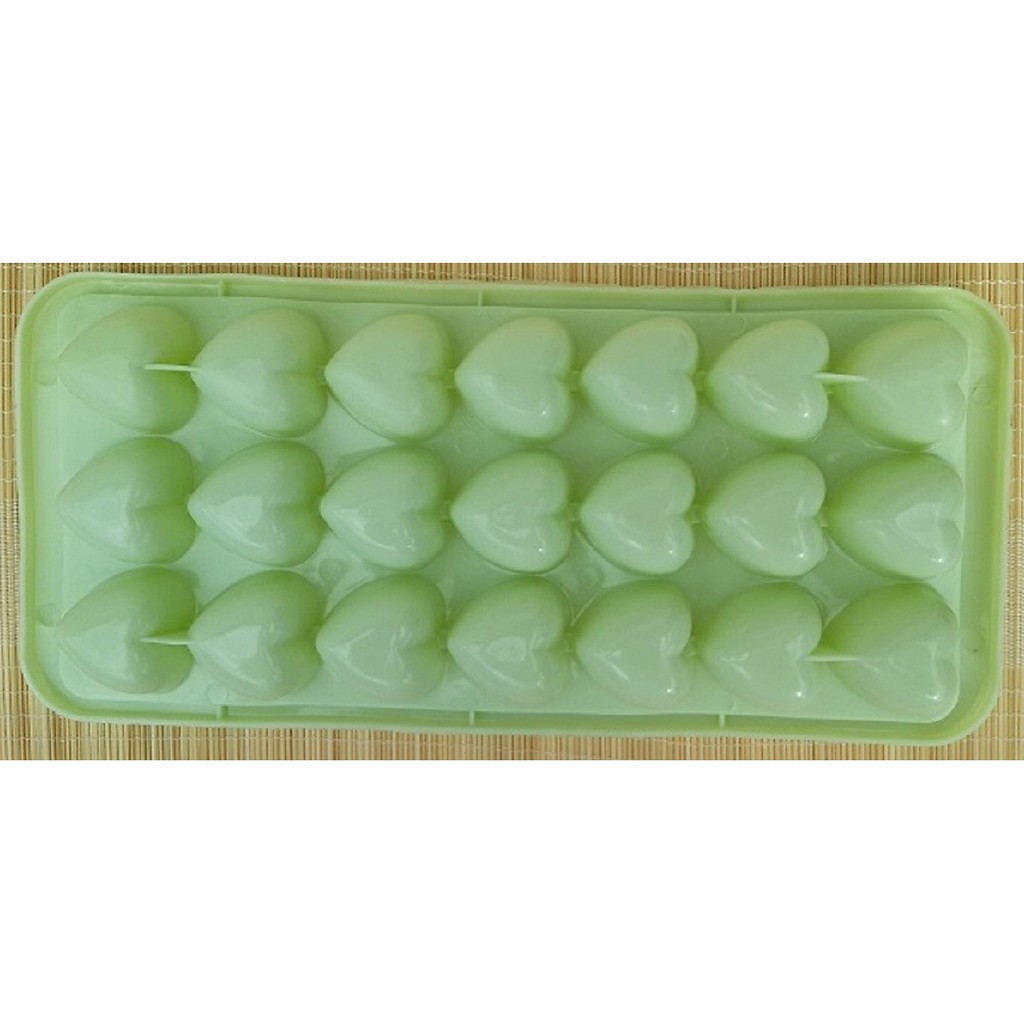 Bộ 5 Khay Làm Đá Thạch Rau Câu Socola Hình Trái Tim