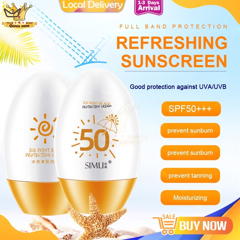 Kem Chống Nắng 60ml SPF50+ PA+ Hỗ Trợ Chống Nắng Bảo Vệ Da
