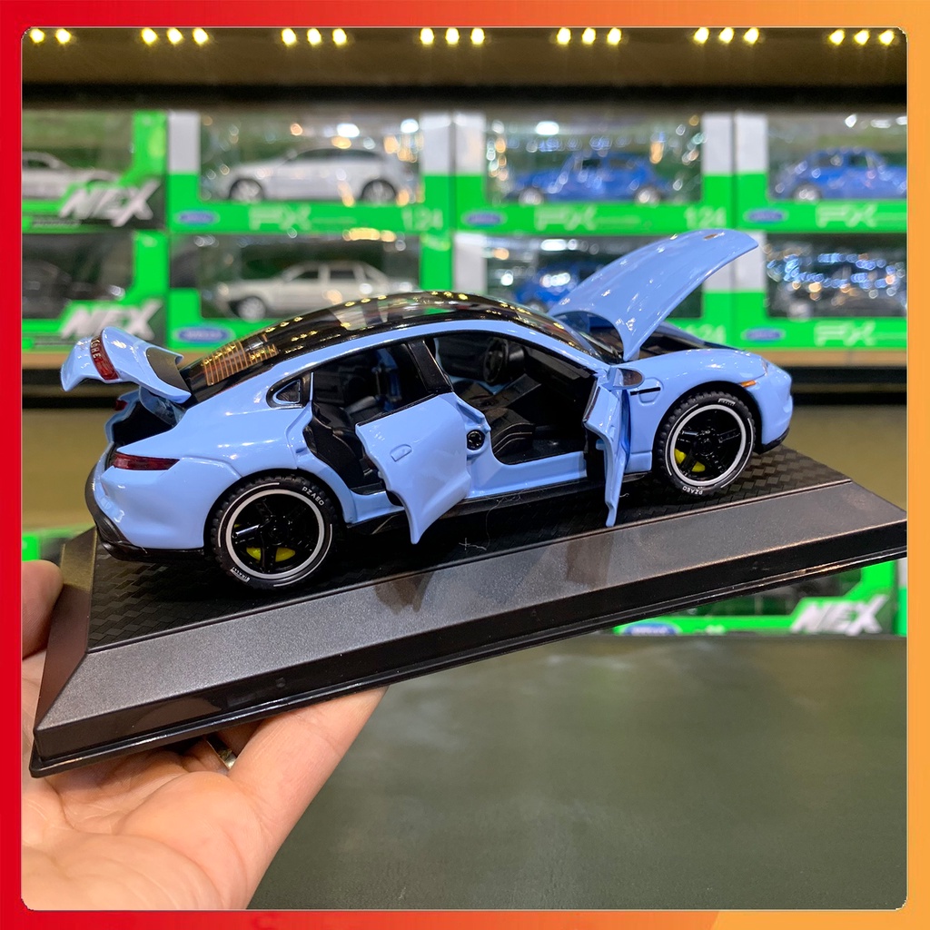 Mô hình xe Porsche Taycan Turbo S tỉ lệ 1:32 Chezhi