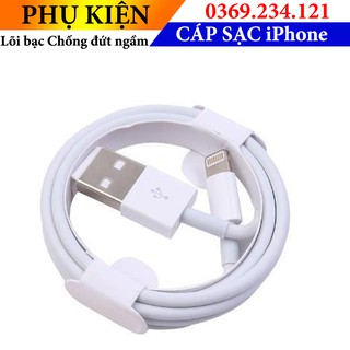 Cáp sạc lightning cho iPhone 5 - 6 - 7 - 8 X 11pro iPad dây dài chống đứt ngầm Cao Cấp