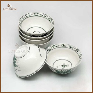 [Combo 10] Chén / Bát Ăn Cơm Dáng Loe Gốm Sứ Bát tràng