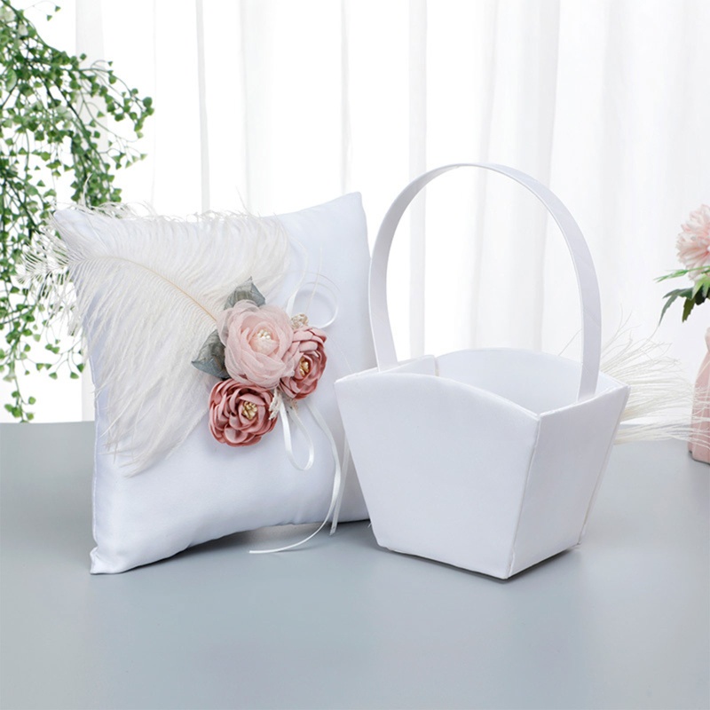 Xiangbao Gối Đệm Để Nhẫn Cưới / Tiệc Cưới / Lễ Kỷ Niệm DIY Sang Trọng
