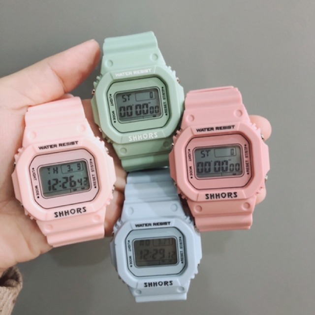 Đồng hồ thể thao nữ Sport Watch dễ thương nhiều màu | WebRaoVat - webraovat.net.vn