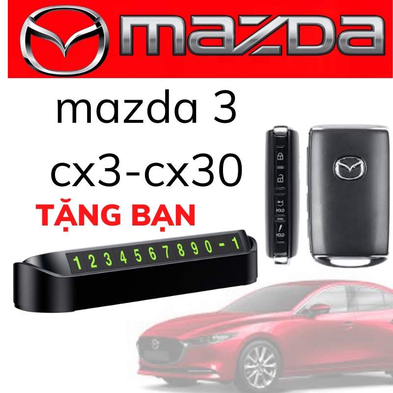 Bao Da Chìa Khóa Mazda 3,Mazda cx30,Mazda cx3,Bọc Chìa Khóa Mazda 3,Mazda cx30,Mazda cx3 All New (MC)