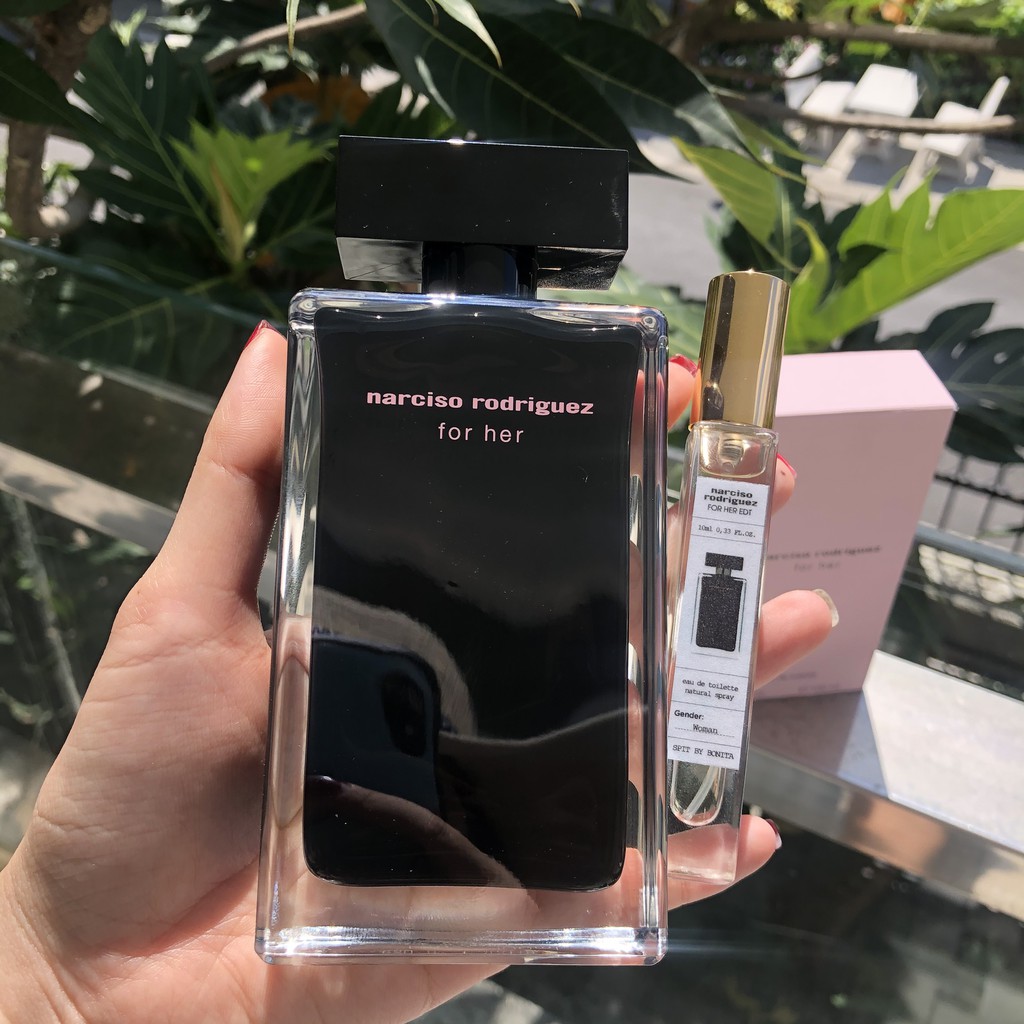 [CHUẨN AUTH - Mẫu thử 10ml] Nước Hoa Narciso Rodriguez for Her EDT Màu Đen