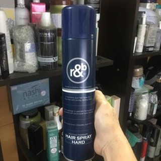 KEO XỊT TÓC R&B HAIR SPRAY HARD THẢO DƯỢC TRỊ LIỆU 330ML KOREA (CỨNG)