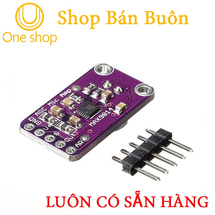 Module Cảm Biến Âm Thanh Tích Hợp AGC MAX9814
