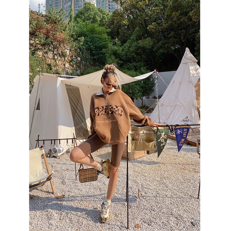 Áo sweater Tay Dài Có Khóa Kéo Có Túi Thêu Hình Kangaroo Kiểu hip-hop Cá Tính Dễ Phối Đồ | BigBuy360 - bigbuy360.vn