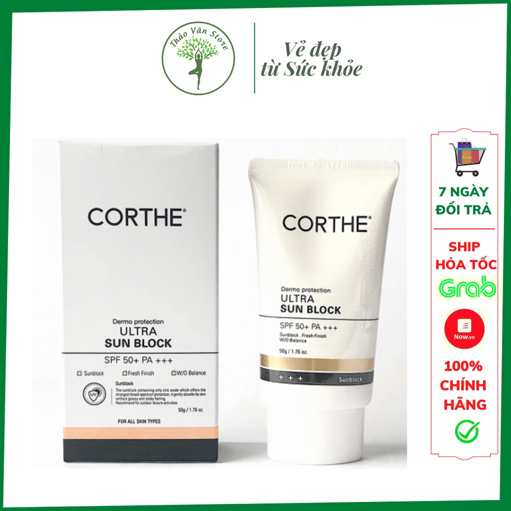 ❤Kem chống nắng vật lý Corthe Ultra Sun BLock SPF50+ PA+++❤