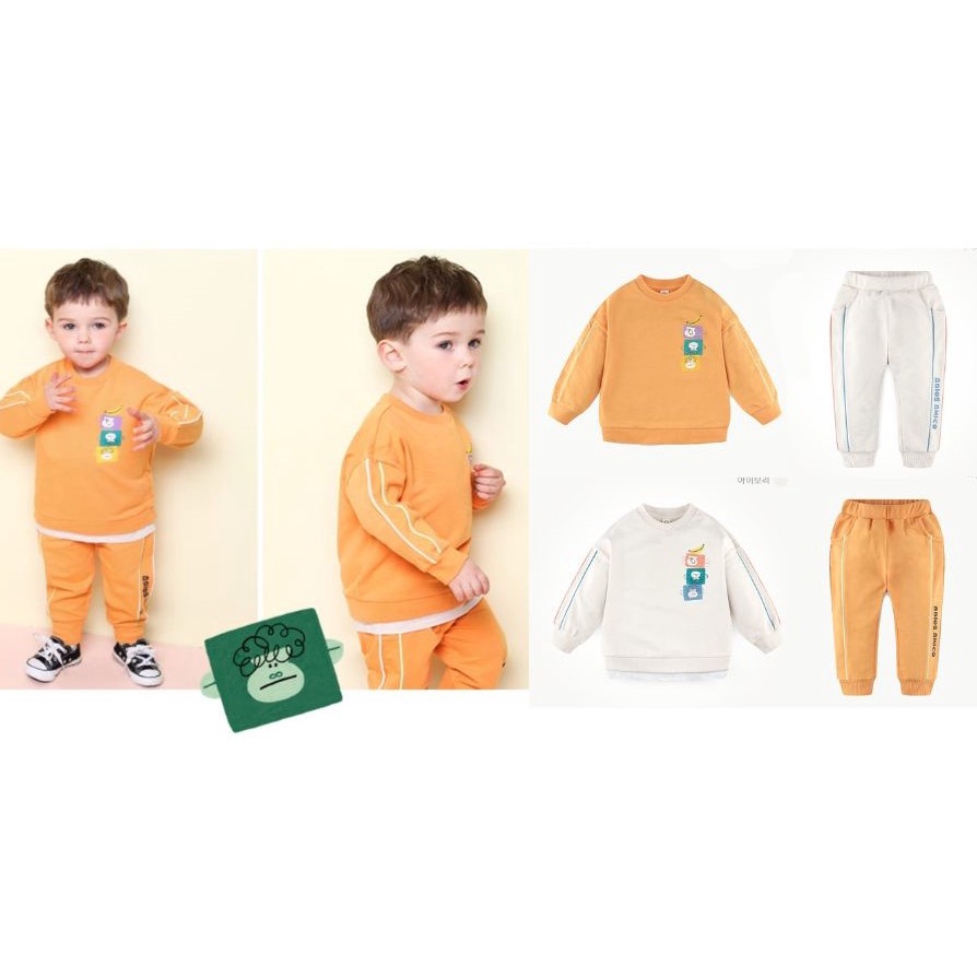 Bộ nỉ, bộ mix maouse22 hoạ tiết chú khỉ bé trai bé gái MM2