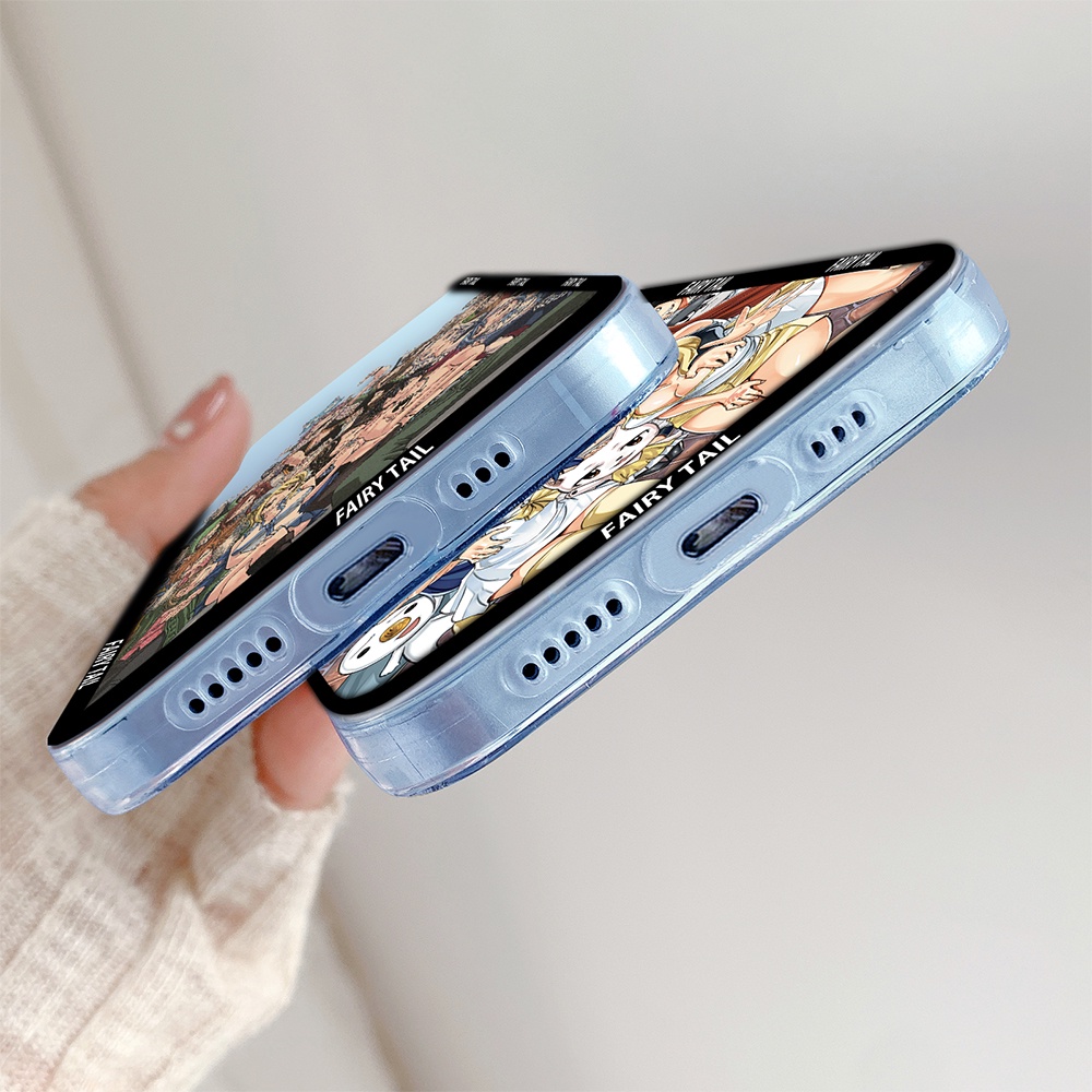Vỏ Điện Thoại Mềm Fairy Tail Tương Thích Cho iPhone 13 11 12 Pro Max SE2020 SE2022 7 8 7Plus 8Plus Anime In Màu Biên Giới Silicon Bảo Vệ