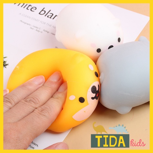 Chó Shiba Bóp Mềm ⚡ Hot Trend ⚡ Squishy Mochi Siba Cute, Đồ Chơi Xả Stress Dễ Thương Xua Tan Căng Thẳng, Tida Kids Shop