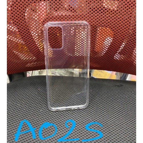 Ốp lưng dẻo Samsung Galaxy A12, A02S Vân giả da Auto Focus chống sốc