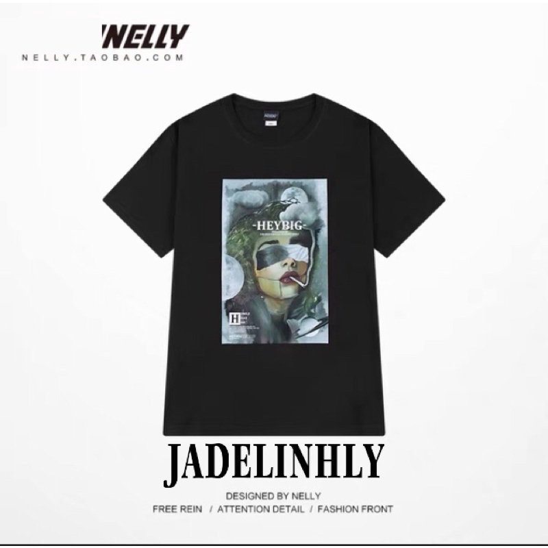 Áo phông nelly heybig sale (có sẵn) 19 bức tranh cô gái