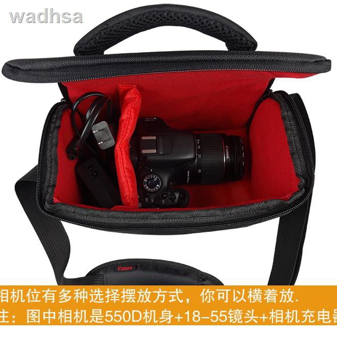 Túi Canvas Đựng Máy Ảnh Canon Slr Eos 100d 550d 6d 7d2 1500d 3000d 1 Chống Thấm Nước