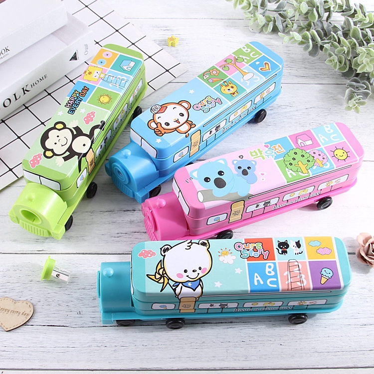 Hộp bút hình tàu lửa xinh xắn tiện dụng cho trẻ