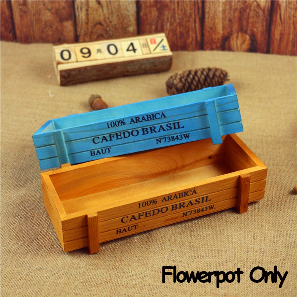 Chậu hoa bằng gỗ để trồng cây