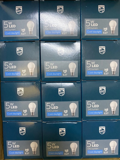 Combo 3 Đèn LED Bulb Philips 5w essential E27