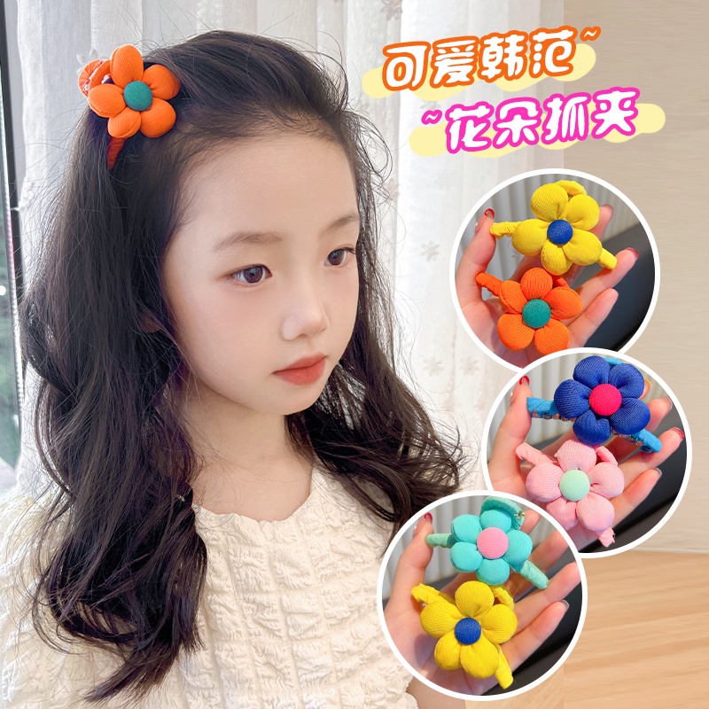 Kẹp Tóc Đính Hoa Dễ Thương Cho Bé Gái