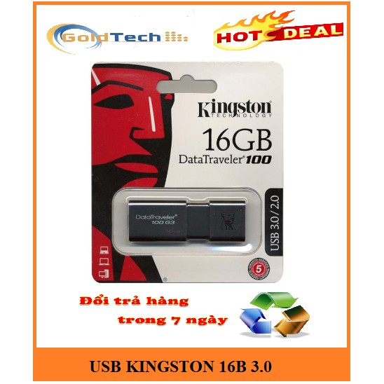 USB Kingston DT100G3 USB 3.0 16GB