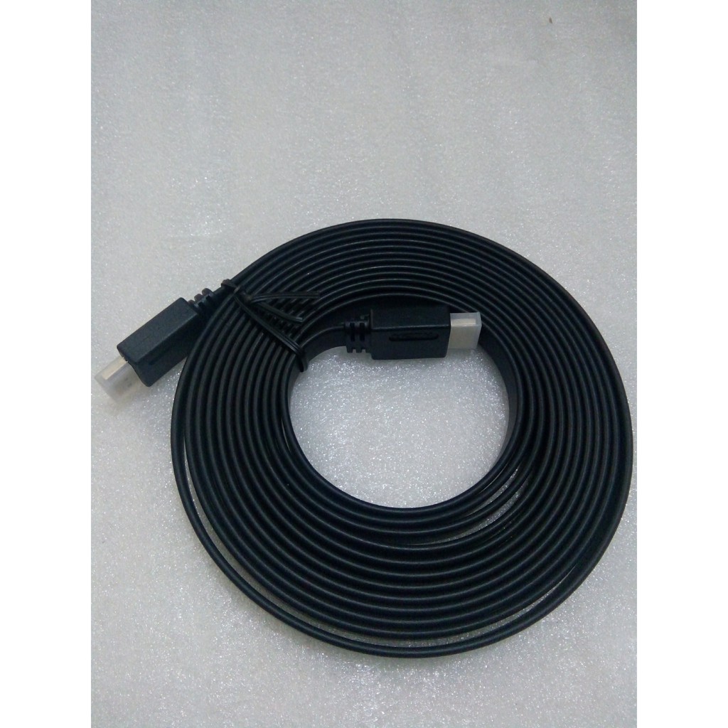 Cáp tín hiệu HDMI 5m dẹt đen