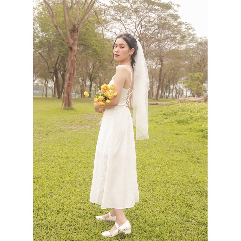 VÁY ĐI CHƠI/ĐI BIỂN - NERITA DRESS - VÁY MAXI HAI DÂY ĐAN LƯNG DÁNG DÀI - V0122