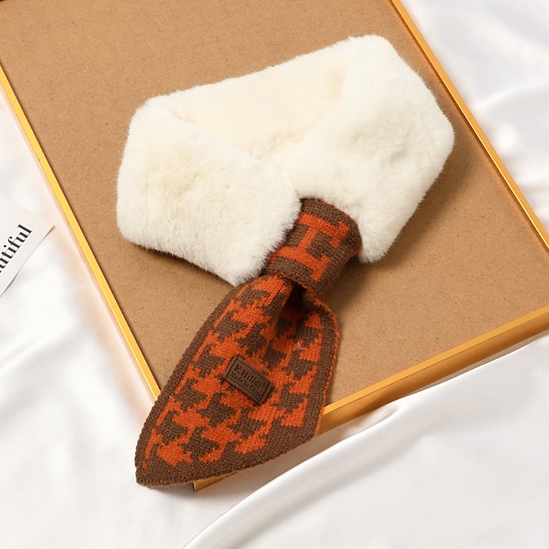 Khăn len choàng cổ thời trang phong cách Hàn Quốc cho nữ