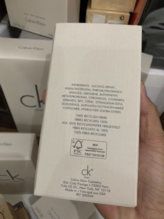 Nước hoa CK one edt fullbox 100ml (chính hãng)