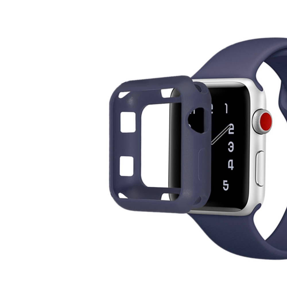 Vỏ Silicone Mềm Bảo Vệ Đồng Hồ Apple Watch 1 / 2 / 3 / 4 / 5 / 6 Iwatch 38mm 40mm 42mm 44mm Iwatch Series 6 / 5 / 4 / 3 / 2 / 1