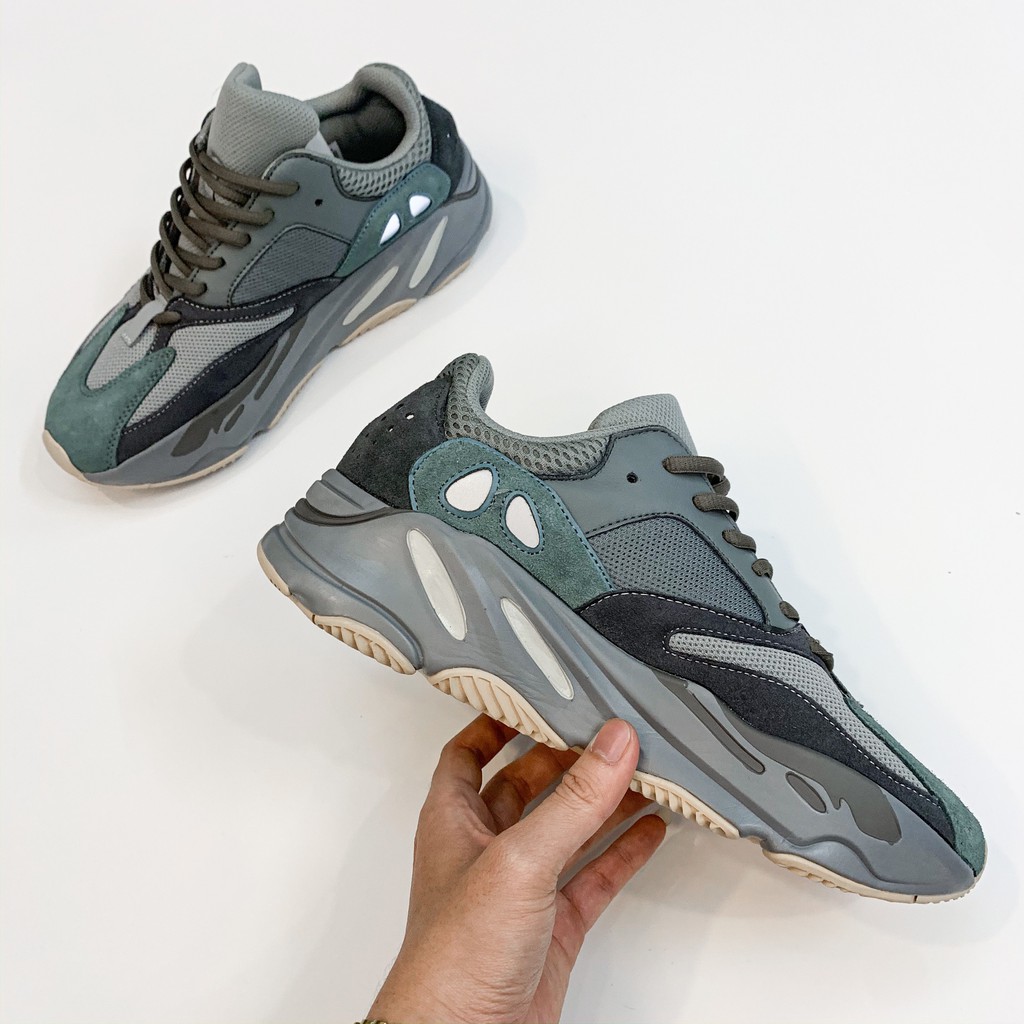 GIÀY YEEZE 700 TEAL BLUE NAM MỚI CAO CẤP CỰC ÊM (XÁM XANH)