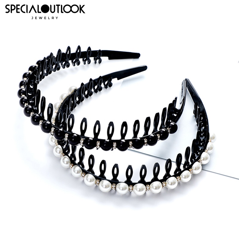 Băng Đô Cài Tóc Đính Ngọc Trai Thời Trang Mùa Hè Mới 2022