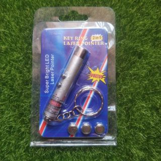Đèn laser lade đa 3 chức năng laser đèn Led móc khóa in 1 bút soi chiếu tia sáng