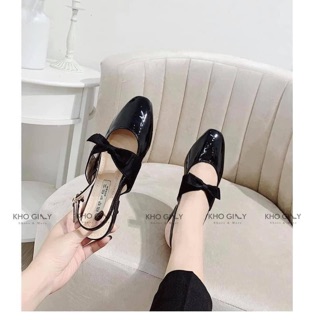 GIÀY BÚP BÊ NƠ DA BÓNG SIÊU ĐẸP