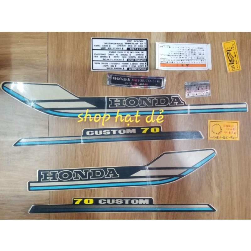 Bộ tem custom 70 full