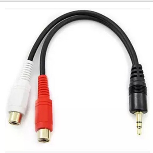 Dây chuyển từ jack 3.5 ly sang 2 đầu bông sen cái