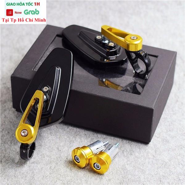 Gương Gù Xe Máy Thời Trang - Kính Chiếu Hậu Xe Máy Kiểu Gù CRG Cho Các Xe Gắn Gù Xe Honda Ya Su... 1 Cặp